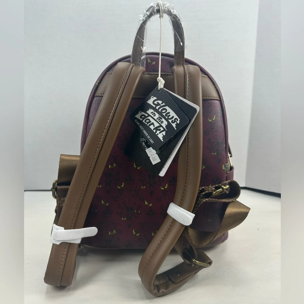 Loungefly Disney The Haunted Mansion Stretching Room Portraits Mini Backpack